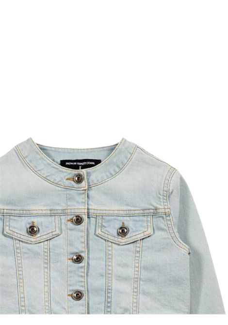 Giubbino bambina in cotone denim Patrizia Pepe | 7O0038DENIM