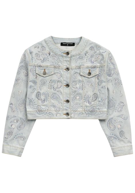 Giubbino bambina in cotone denim Patrizia Pepe | 7O0051DENIM