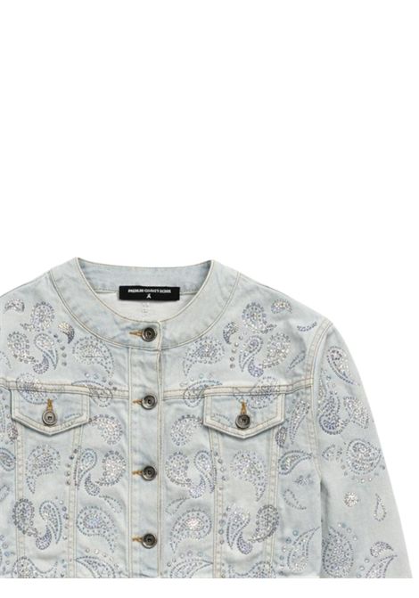 Giubbino bambina in cotone denim Patrizia Pepe | 7O0051DENIM