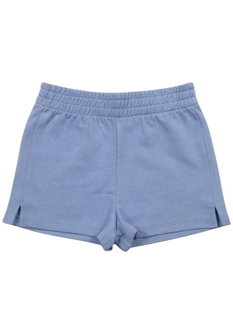 Shorts bambina celeste in cotone Patrizia Pepe | 7P0346CELESTE