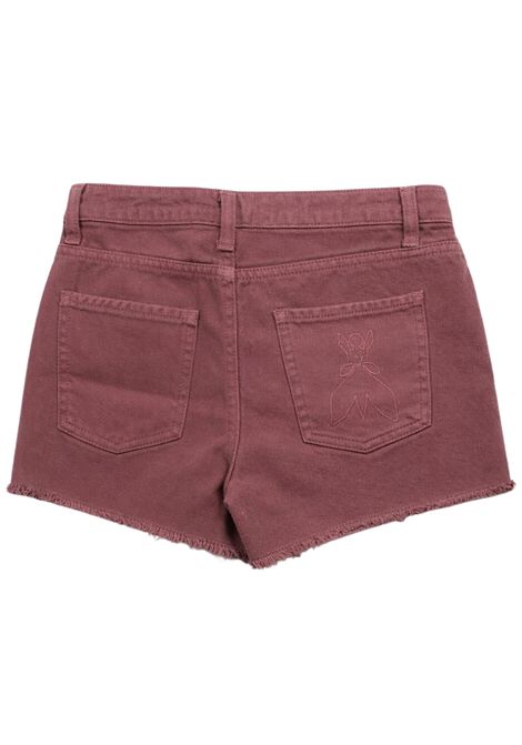 Shorts bambina rosa in cotone denim Patrizia Pepe | 7P0376ROSA