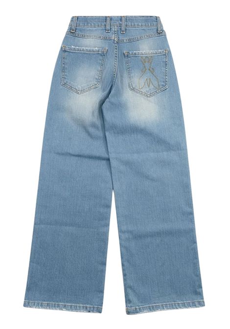 Girls' denim cotton jeans Patrizia Pepe | 7P0393DENIM