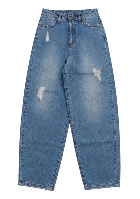 Girls' denim cotton jeans Patrizia Pepe | 7P0394DENIM