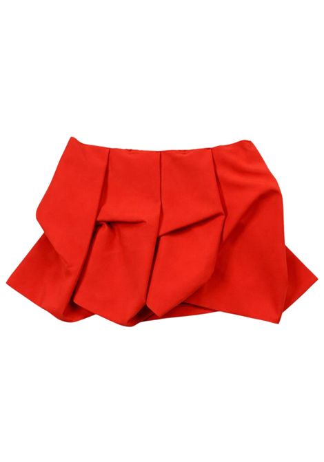 Coral red shorts for girls Patrizia Pepe | 7P0418ROSSO