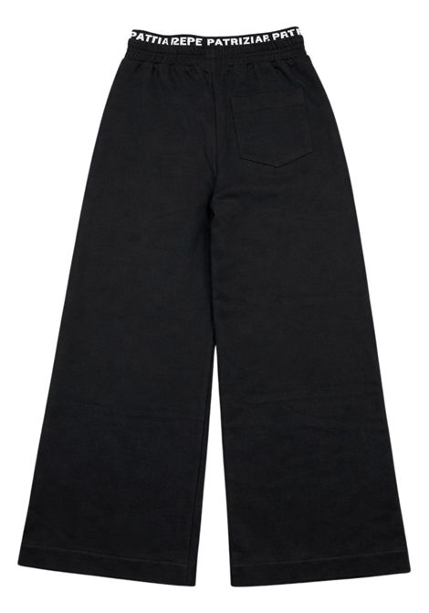 Pantalone bambina nero in cotone Patrizia Pepe | 7P0419NERO