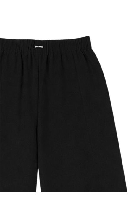 Pantalone bambina nero in lino Patrizia Pepe | 7P0420NERO