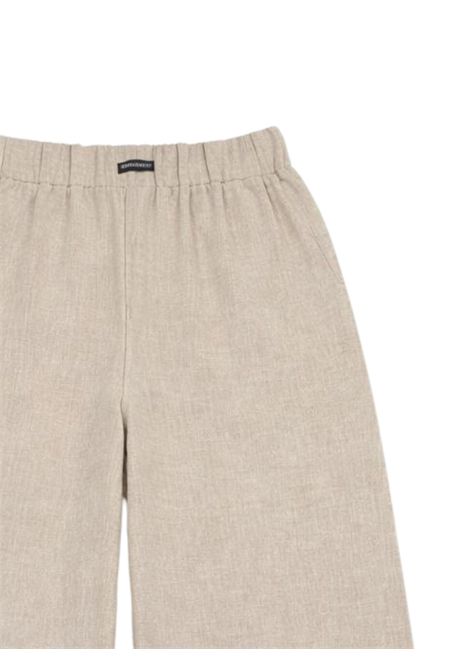 Pantalone bambina sabbia in lino Patrizia Pepe | 7P0420SABBIA