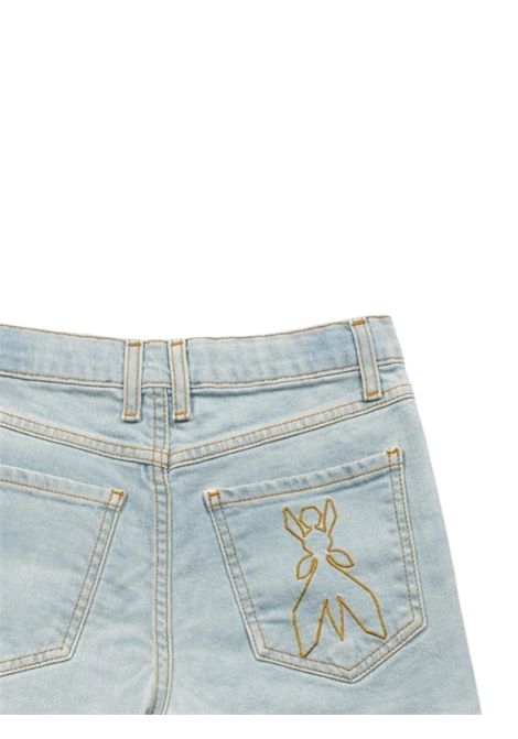 Shorts bambina in cotone denim chiaro Patrizia Pepe | 7P0421DENIM CHIARO