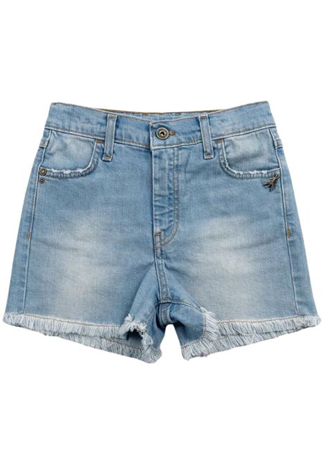Girls' denim cotton shorts Patrizia Pepe | 7P0421DENIM MEDIO