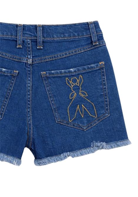 Girls' denim cotton shorts Patrizia Pepe | 7P0421DENIMSCURO
