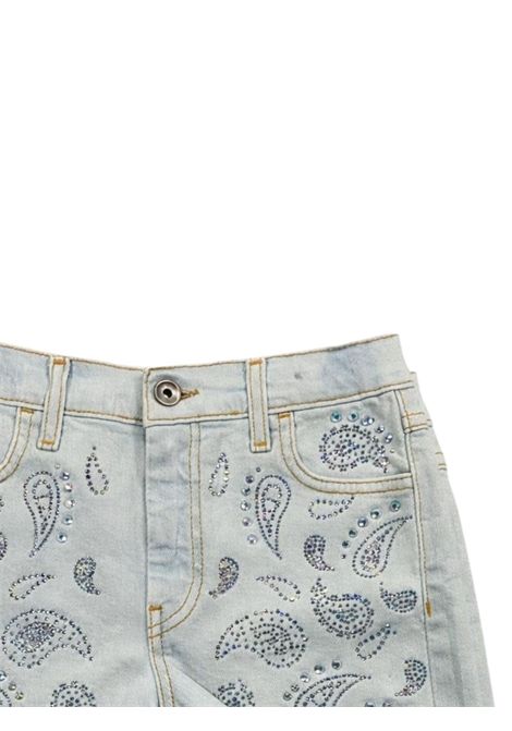 Shorts bambina in cotone denim Patrizia Pepe | 7P0434DENIM