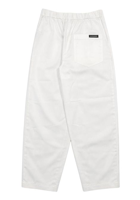 Pantalone bambina bianco in cotone Patrizia Pepe | 7P0436BIANCO