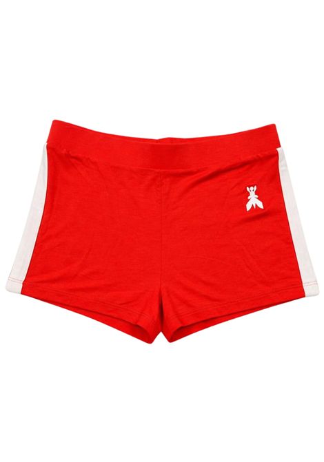 Shorts bambina rosso corallo in viscosa Patrizia Pepe | 7P0438ROSSO