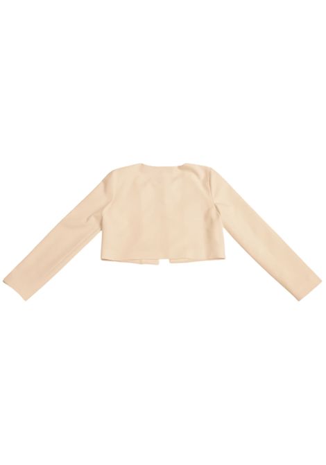 Beige crepe jacket for girls Patrizia Pepe | 7S0275/MABEIGE