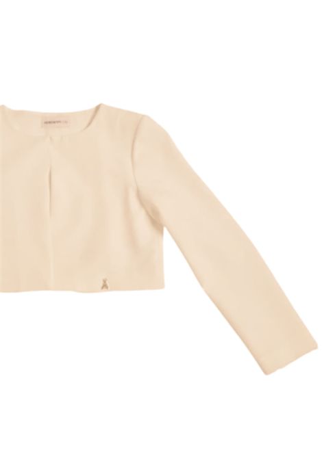Beige crepe jacket for girls Patrizia Pepe | 7S0275/MABEIGE