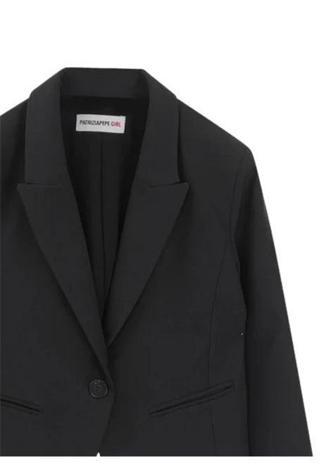 Black girl blazer jacket Patrizia Pepe | 7S0277/MANERO