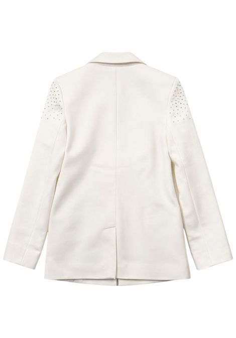 Giacca bambina bianca con strass Patrizia Pepe | 7S0288BIANCO