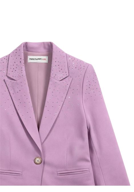 Giacca bambina lilla con strass Patrizia Pepe | 7S0288LILLA