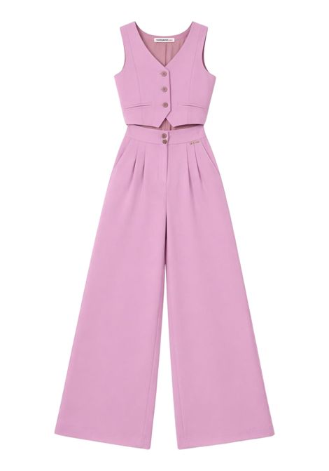 Abito tuta bambina lilla Patrizia Pepe | 7T0024LILLA