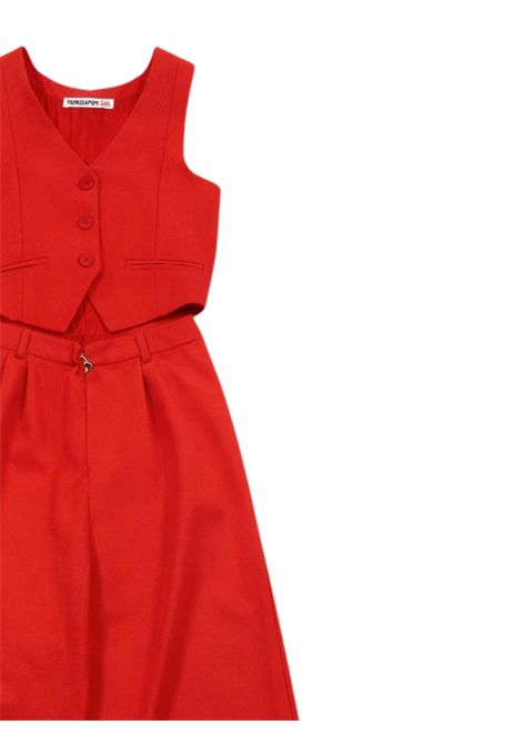 Abito tuta bambina rosso corallo Patrizia Pepe | 7T0024ROSSA