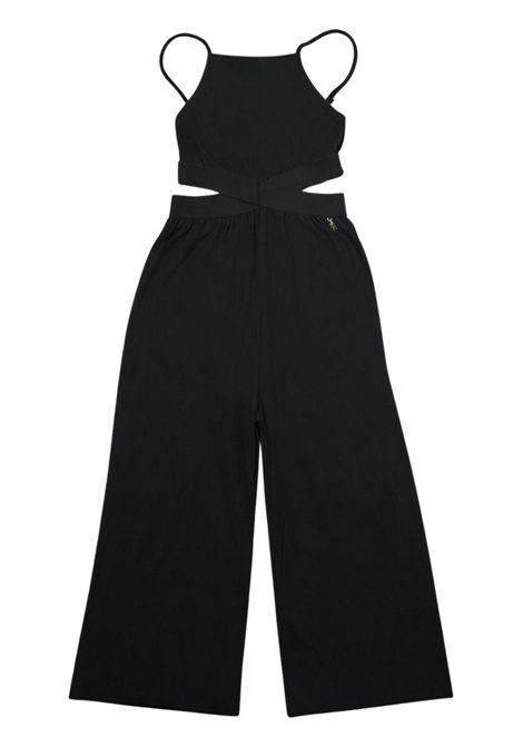 Tuta bambina nera in viscosa Patrizia Pepe | 7T0028NERO