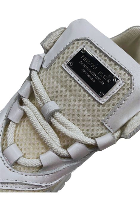 Scarpe unisex bianche in pelle Philipp Plein | 80002/PIABIANCO