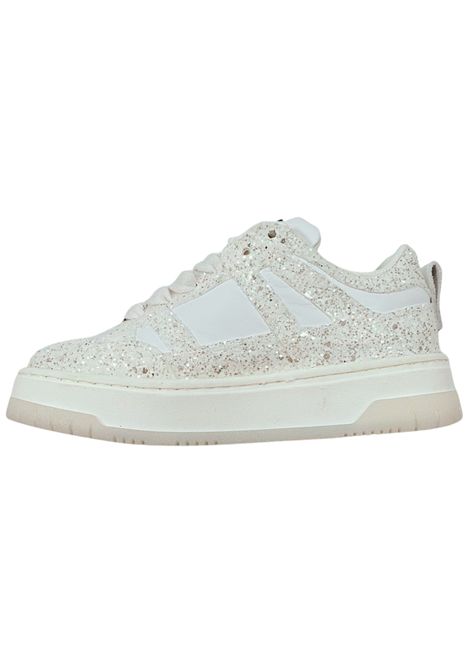 Scarpe bambina bianche in pelle Philipp Plein | 80039/PIABIANCO