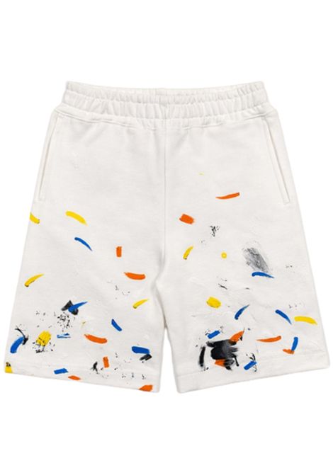 White cotton Bermuda shorts for children Philipp Plein | BBE002BIANCO