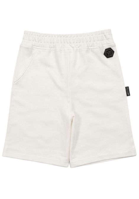 Bermuda bambino bianco in cotone Philipp Plein | BBE036BIANCO