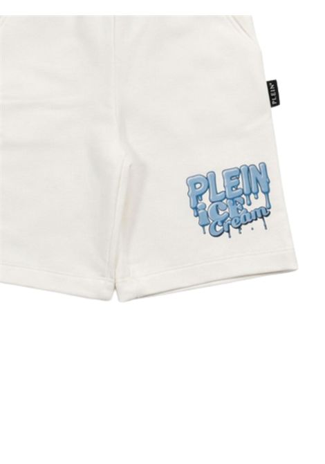 Bermuda bambino bianco in cotone Philipp Plein | BBE036BIANCO