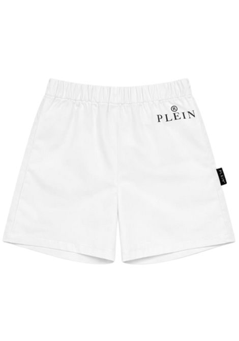 Bermuda bambino bianco in cotone Philipp Plein | BBE252BIANCO