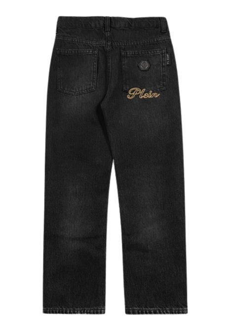 Jeans bambino in cotone denim Philipp Plein | BDP018NERO