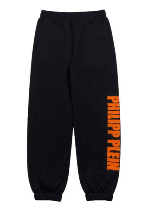 Black cotton trousers for children Philipp Plein | BFP016NERO