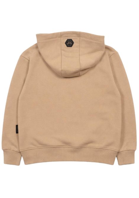 Felpa bambino beige in cotone Philipp Plein | BHS052BEIGE