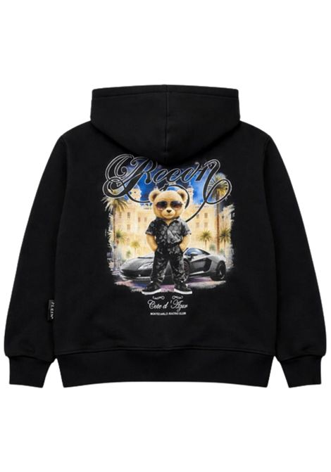 Felpa bambino nera in cotone Philipp Plein | BHS060NERO