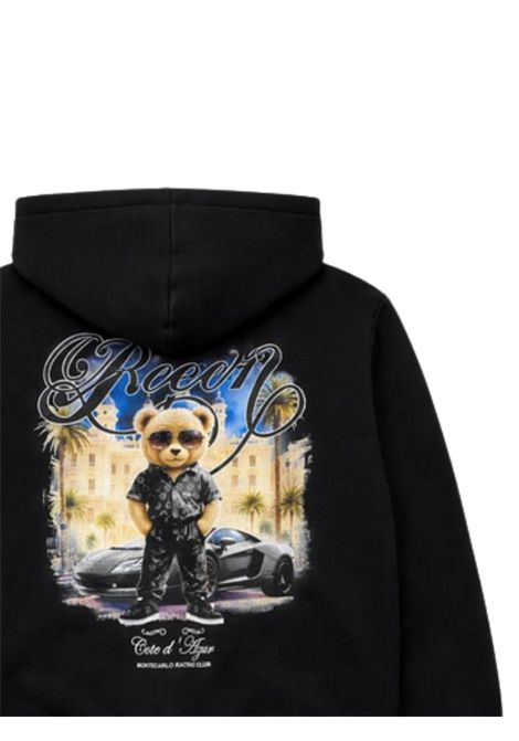 Felpa bambino nera in cotone Philipp Plein | BHS060NERO