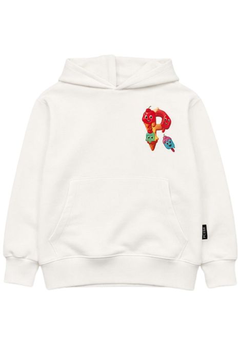 Felpa bambino bianca in cotone Philipp Plein | BHS069BIANCO