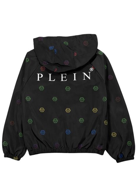 Giubbino unisex nero in nylon Philipp Plein | BJK006NERO