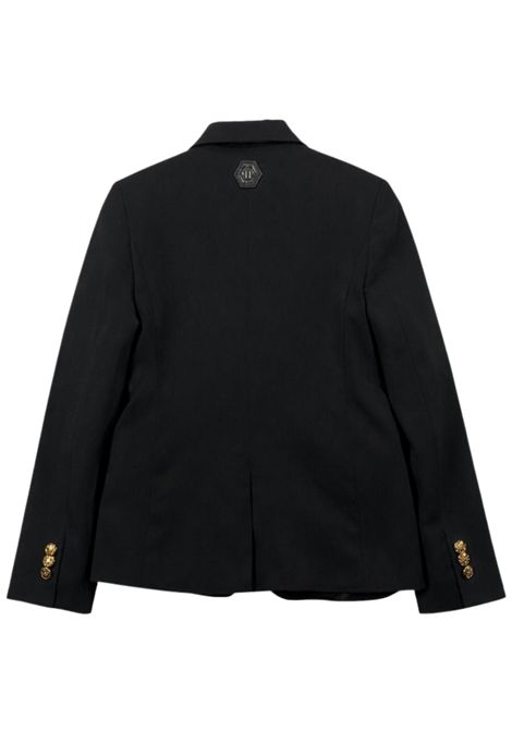 Giacca bambino nera in viscosa Philipp Plein | BJK078NERO