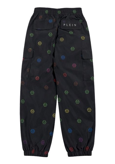 Pantalone bambino nero in nylon Philipp Plein | BPA007NERO