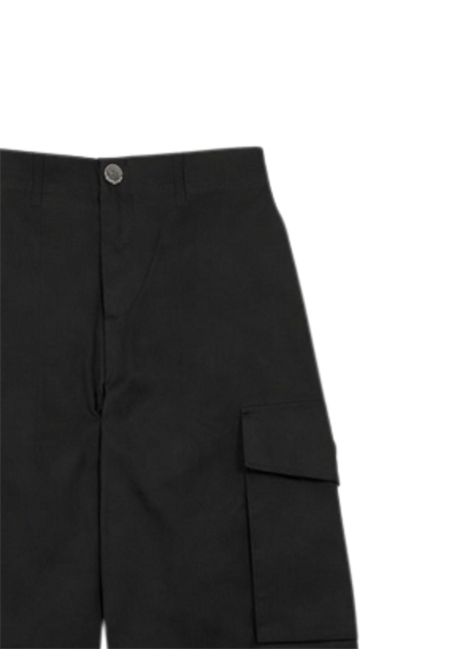 Black cotton trousers for children Philipp Plein | BPA057NERO
