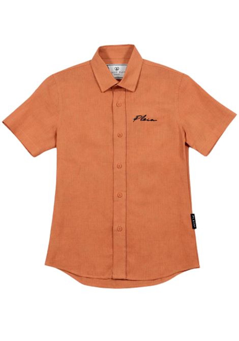 Camicia bambino pesca in lino Philipp Plein | BSI250PESCA