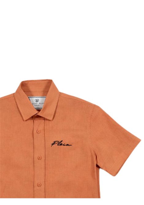 Camicia bambino pesca in lino Philipp Plein | BSI250PESCA