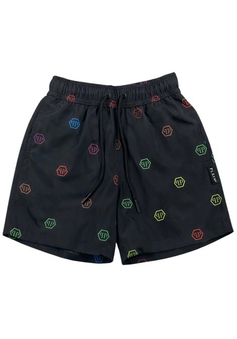 Costume da bagno bambino nero Philipp Plein | BSS240NERO
