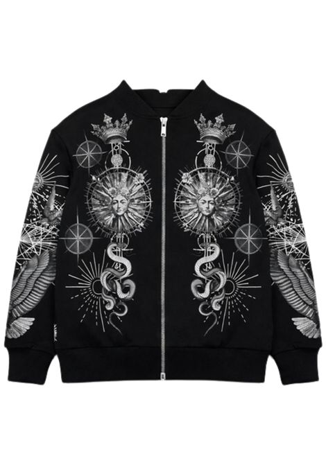 Felpa bambino nera in cotone Philipp Plein | BZH027NERO
