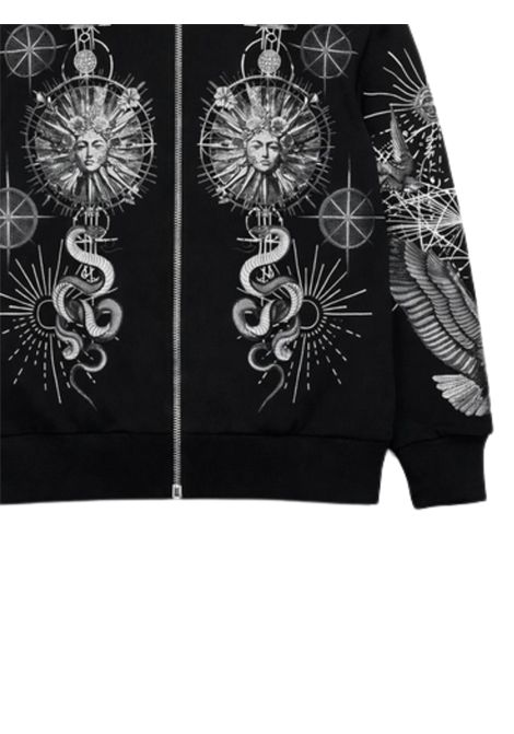 Felpa bambino nera in cotone Philipp Plein | BZH027NERO