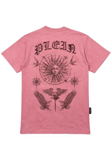 Abito bambina rosa in cotone Philipp Plein | GDE223ROSA