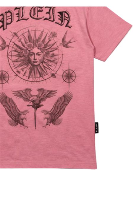 Abito bambina rosa in cotone Philipp Plein | GDE223ROSA