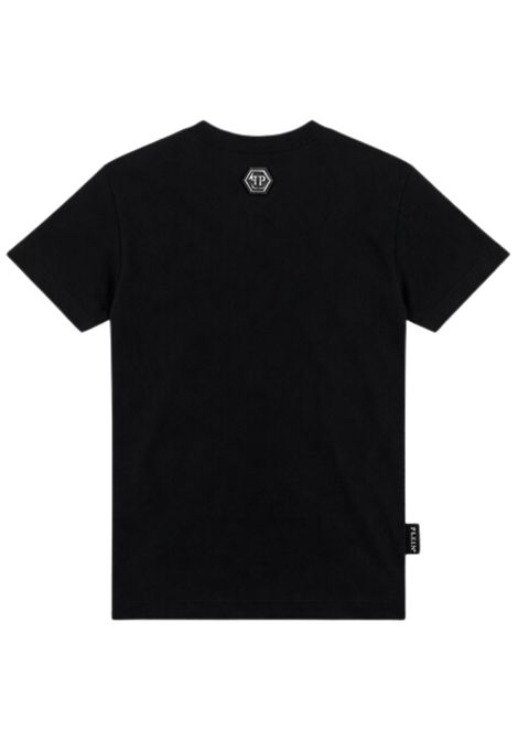 Abito bambina nero in cotone Philipp Plein | GDR115NERO