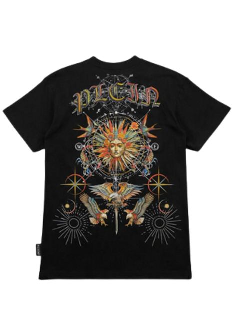 Abito bambina nero in cotone Philipp Plein | GDR143NERO